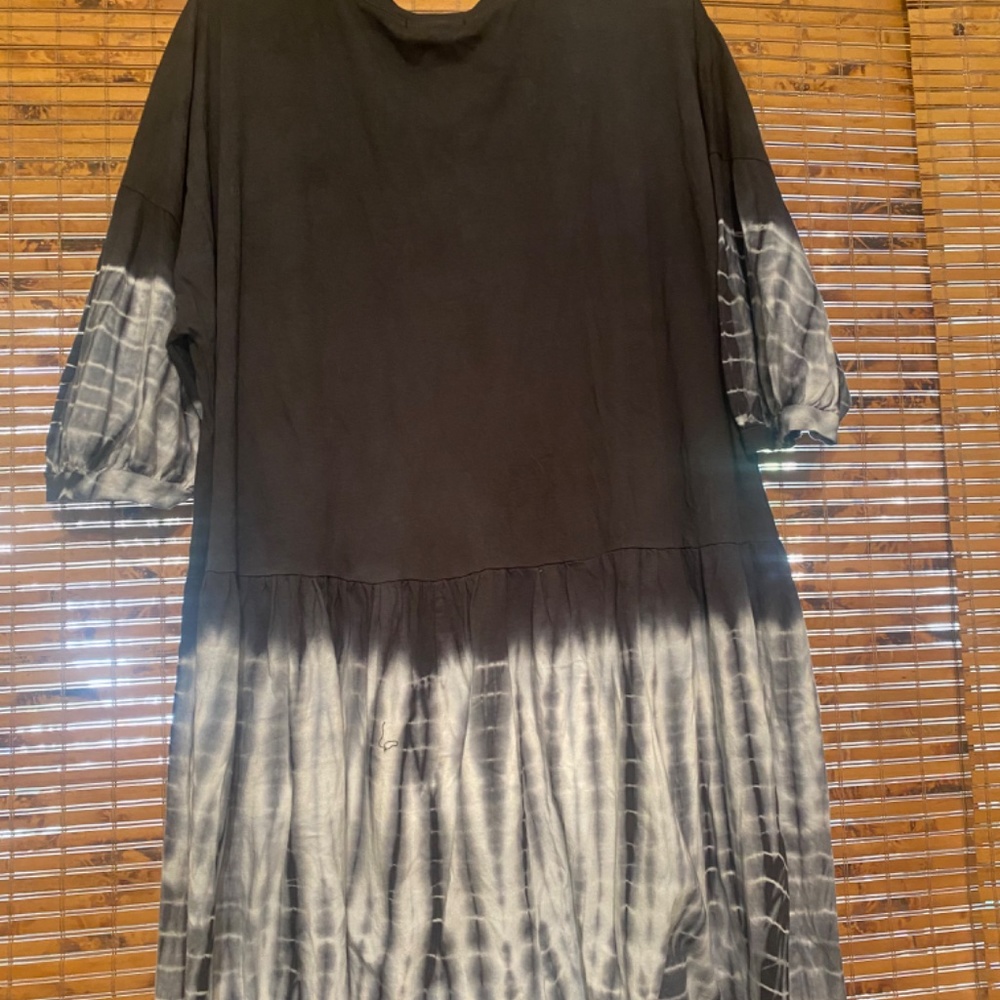 NWOT - Rae Mode Black/ White Tie Dye Dress - size 2XL - Picture 2 of 7